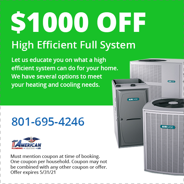 Spring Specials 1st American Plumbing, Heating & Air